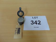 1 x Stanley London Brass British Army Prismatic Compass in miles Nato Marks