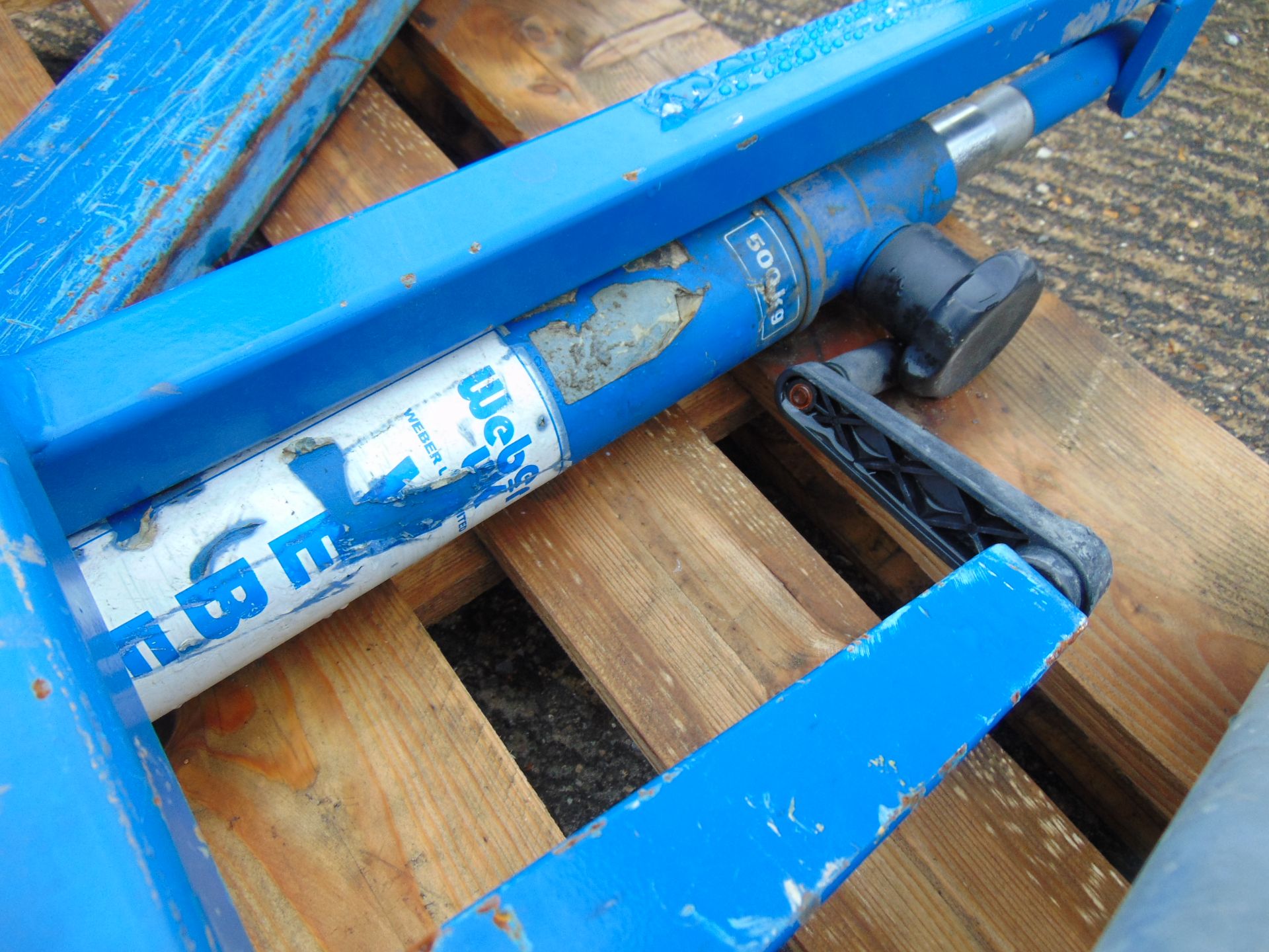 Weber 500Kg Tyre Moving Trolley - Image 4 of 5
