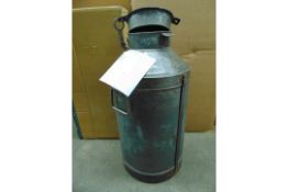 VINTAGE GALVANISED MILK CHURN