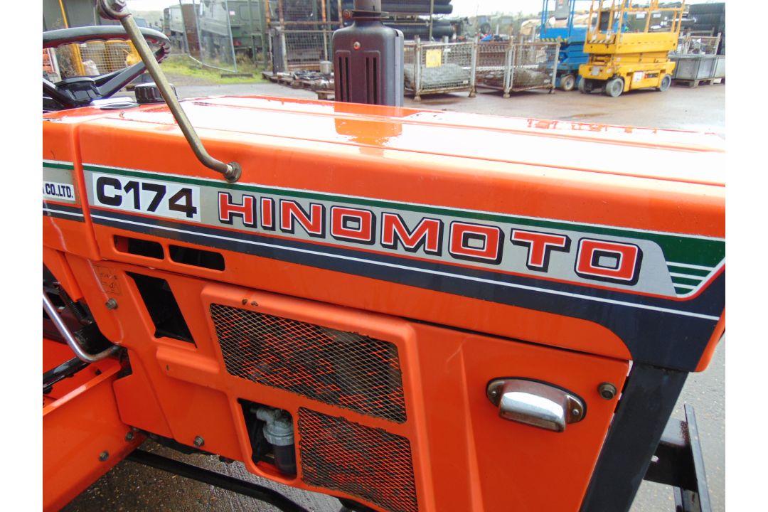 Hinomoto C174 4x4 Diesel Compact Tractor c/w Rotovator ONLY 492 HOURS! - Image 19 of 25