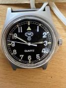 CWC W10 BRITISH ARMY SERVICE WATCH NATO NUMBERS DATE 1998 SN.179