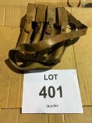 Very Rare Leather WW 2 Thompson SMG 4 Stick Magazine Carry Pouch