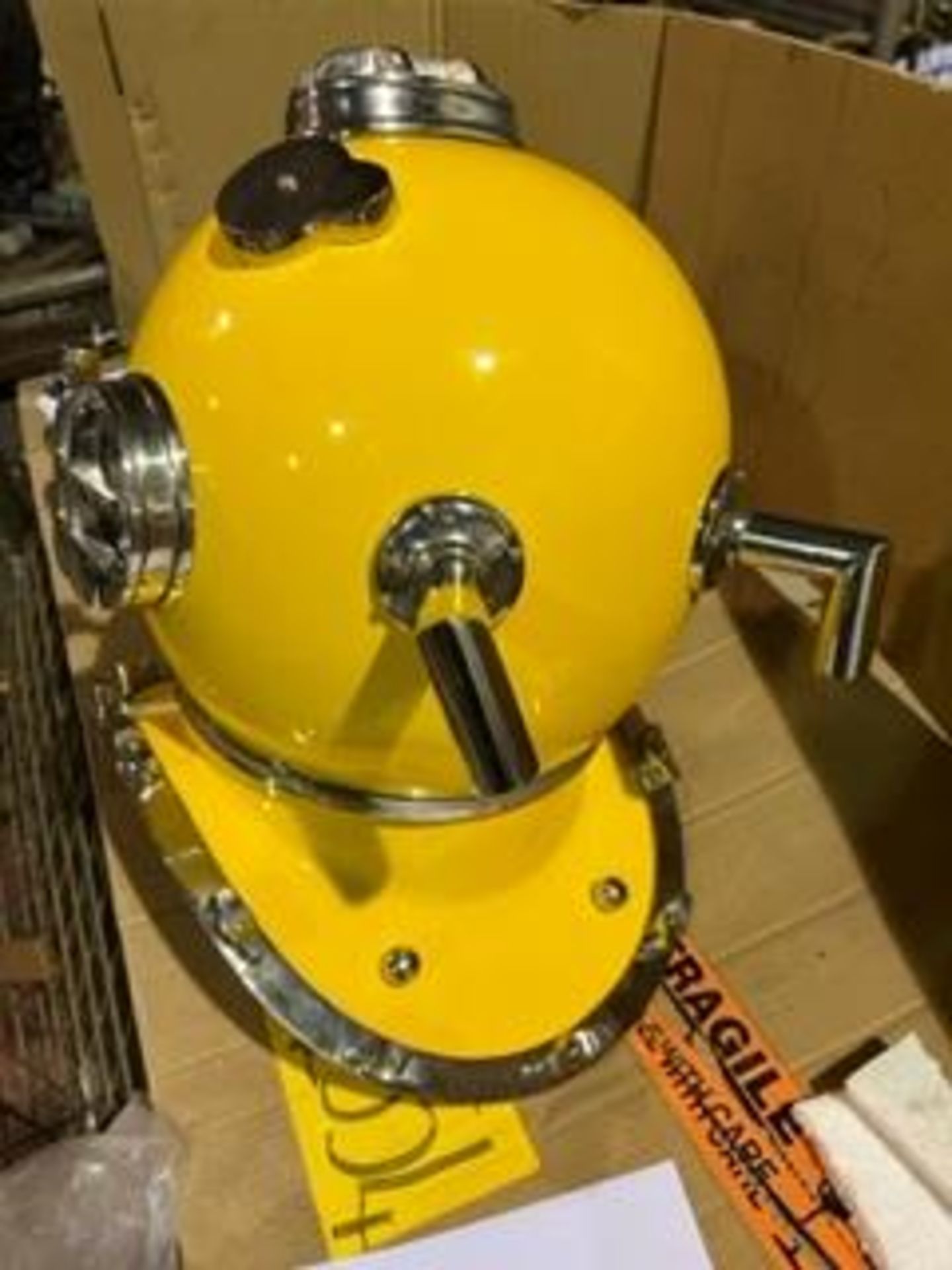 Lovely Full Size US Navy MK V Diving Helmet repro - Image 4 of 6