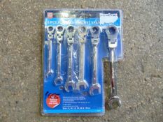 BlueSpot 6 Piece Flexible Ratchet Spanner Set (8-17mm)