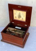 An Edwardian Regina Music Box Ltd., polyphon retailed by Nicole Freres, Holborn Circus, London, seri