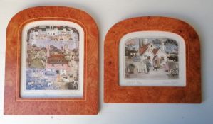 Graham Clarke (British, b.1941), CATALYST and YEAR OF THE DOG, two coloured etching, 381/400 and 307