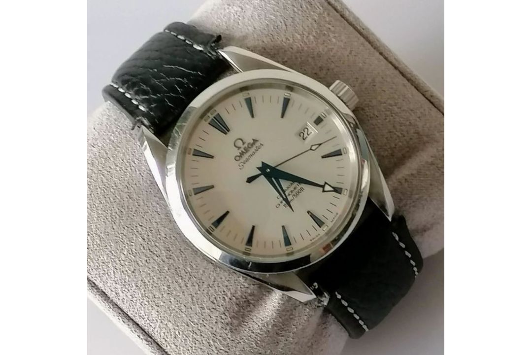 An Omega Seamaster Aqua Terra 150M Co-axial Chronometer automatic 39mm watch, stainless steel, blue - Image 2 of 6