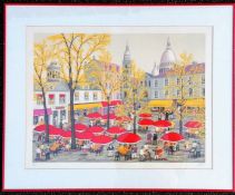 After Francois 'Fanch' Ledan (French, b. 1949), three limited edition prints, framed and mounted, 47