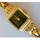 A vintage ladies gold dress watch with black face and Arabic numerals, Swiss mechanism on an 18ct go - Image 3 of 3