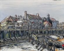 Robert William Hill (1932-1990) LOW TIDE, oil on canvas, 40 x 50 cm, signed top right. Condition: