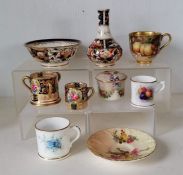 Two early 19th century Royal Crown Derby ceramics in Imari pattern, red marks