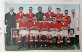 A large scrapbook of newspaper and magazine clipping, mostly from 1951-1956, all stuck down, many wi