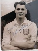 A large assortment of signed press photos and team autographs in five albums