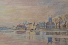 Philip Poyser (British 1912-1988): 'ISLEWORTH' , watercolour with body colour