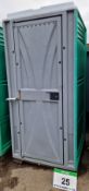 An ARMAL Portable Site Toilet Unit