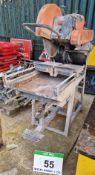 A BELLE Model MS501 Petrol Powered Portable Block and Brick Saw, Serial No. 094008