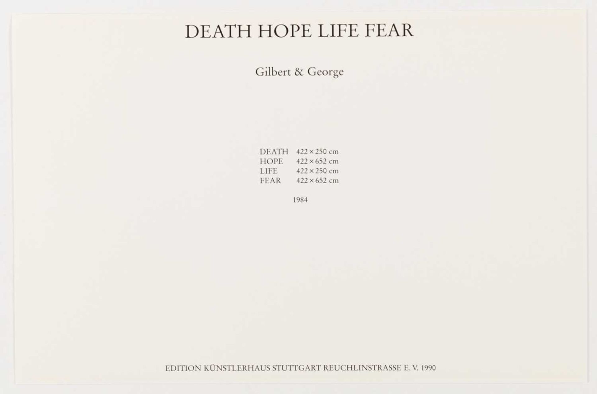 Gilbert & George (1943 St. Martin in Thurn & 1942 Plymouth) - Bild 9 aus 15