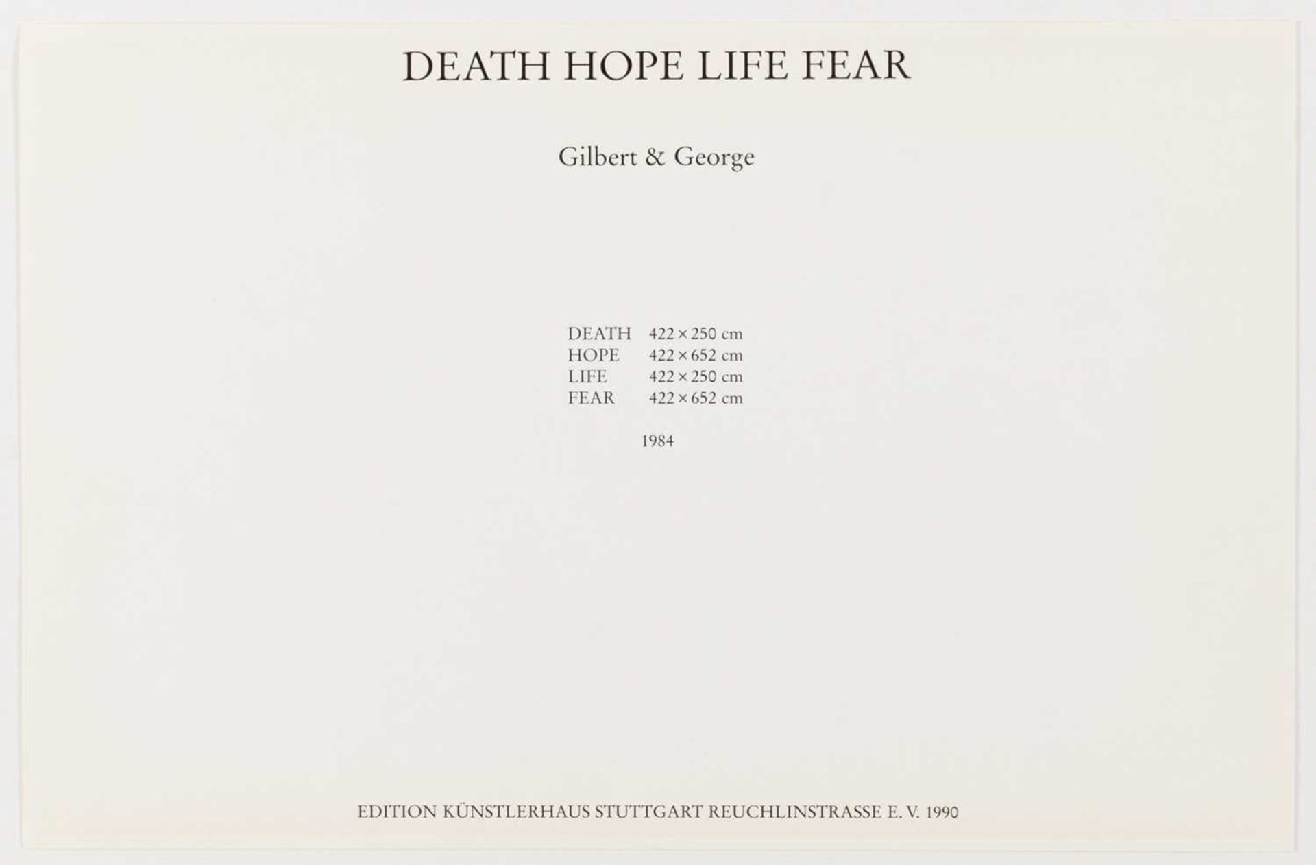 Gilbert & George (1943 St. Martin in Thurn & 1942 Plymouth) - Bild 6 aus 15