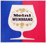 F. Adameitz; Uiberlacher "Plakat Meinl Weinbrand"