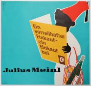 F. Adameitz; Krautschneider-Welser "Plakat Julius Meinl"