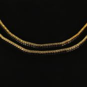 Venezianerkette, 585/14K (punziert), 6g, Ringverschluss, Breite 1,2mm, Länge 60cm