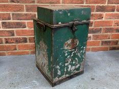 Small Table Top Hand Cranked Oil Cabinet