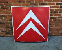 Large Plastic Citroen Chevron Sign