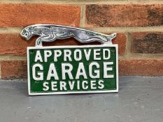 Cast Aluminium Jaguar&nbsp;Approved Garage Services Sign&nbsp;