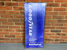 Tin Goodyear Approved Dealer Sign