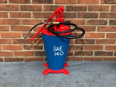 Restored SAE 140 Forecourt Oil Dispenser&nbsp;