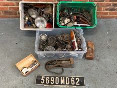 Three Boxes of Speedo's, Lights Etc