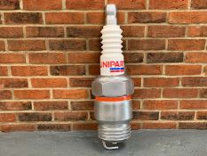 Large Plastic Unipart Spark Plug Wall Display