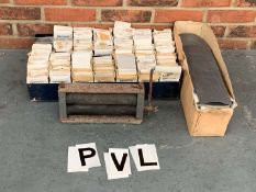 Vintage Number Plate Machine and a Quantity of Numbers/Letters