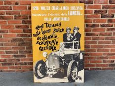 Painted Made Rally Picture On Board
