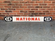 National Bus Aluminium Sign