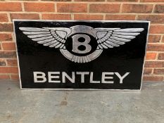 Large Cast Aluminium Bentley Sign