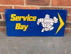 Tin Michelin Service Bay Sign