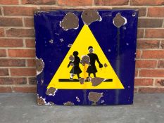 School Enamel Sign