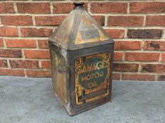 &nbsp;1920/30's Gamages Motor Oil Can