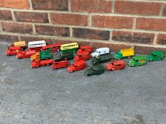 Quantity of Dinky Play Worn Commercial Vehicles&nbsp;