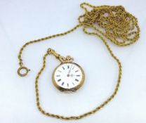 Goldene Damen Taschenuhr