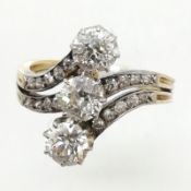 Altschliff Brillant Damenring