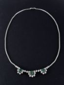 Smaragd Brillant Collier