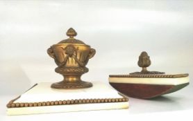 Historismus Tintenfass und Löschwiege 