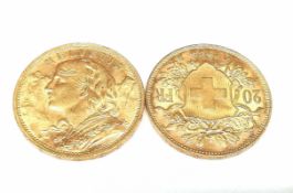 Goldmünze 20Franc