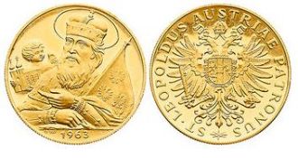 Medaille, Leopoldus Austriae Patronus, 1963