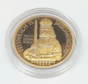 Goldmünze  Millenium 
