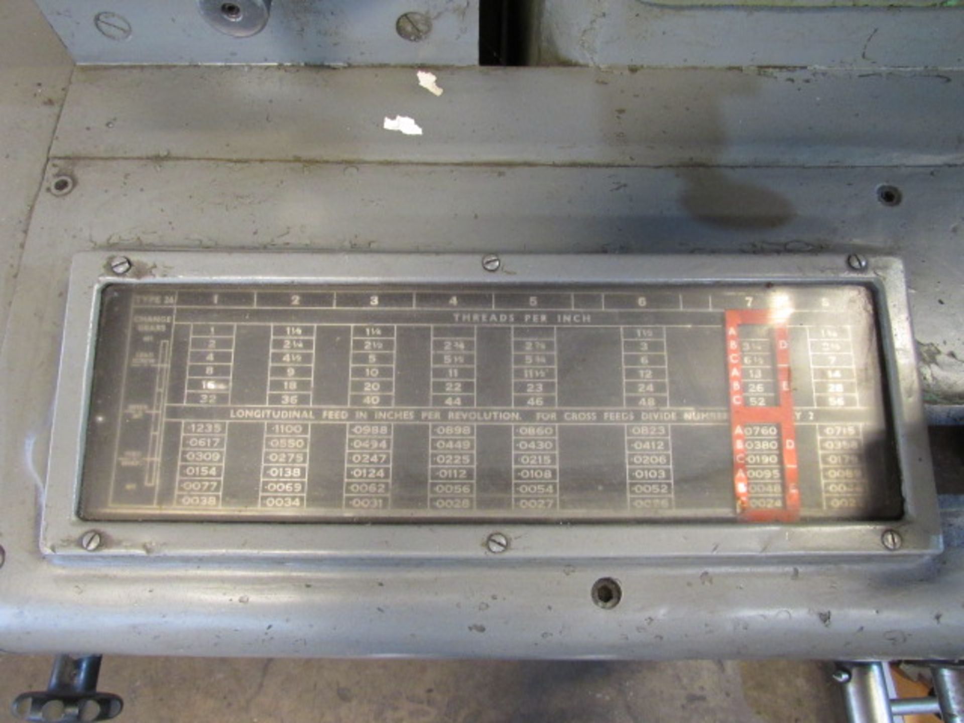 Dean Smith & Grace #30 30'' x 96'' Gap Bed Engine Lathe - Image 3 of 11
