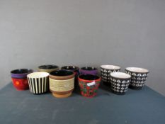 Konvolut Blumentöpfe Vintage 60er 70er