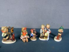 5 Porzellanfiguren Goebel